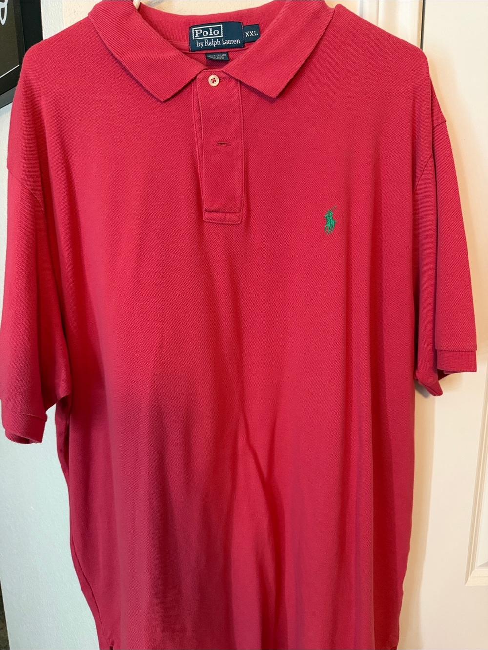 Polo by Ralph Lauren Pink Short-Sleeve Polo with Green Pony